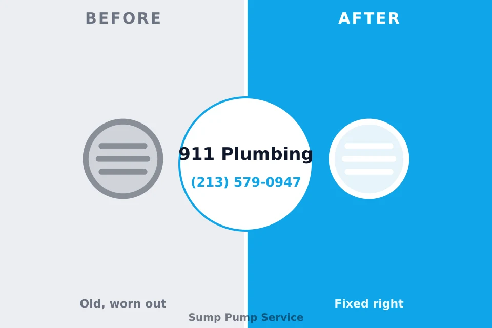 Before and after: plumbing repair Woodbury Center, CT